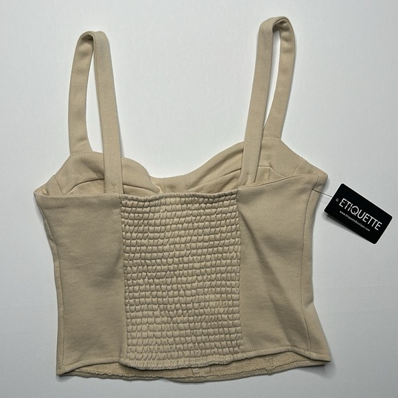 Etiquette Cream Bustier - Picture 3 of 8